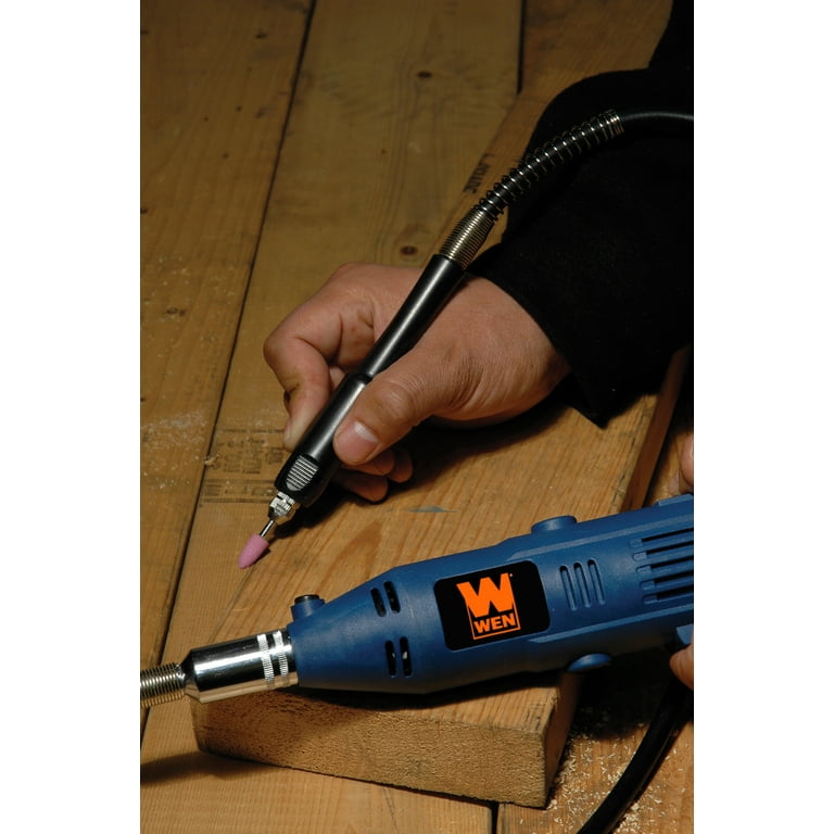 WEN Rotary Tool Kit Keyless Variable Speed Double-Insulated W/ Flex Shaft Case WEN Rotary Tool Kit Keyless Variable Speed Double-Insulated W/ Flex Shaft Case